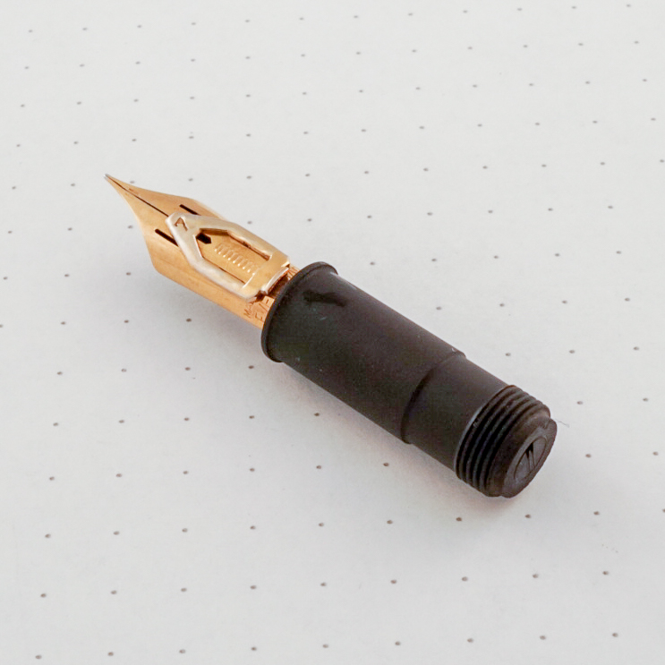 flexiblenib's tweet photo. Wahl #7 Adjustable Nib in Bock 250 non-converter housing. Custom design. https://t.co/bxncMMXIiL