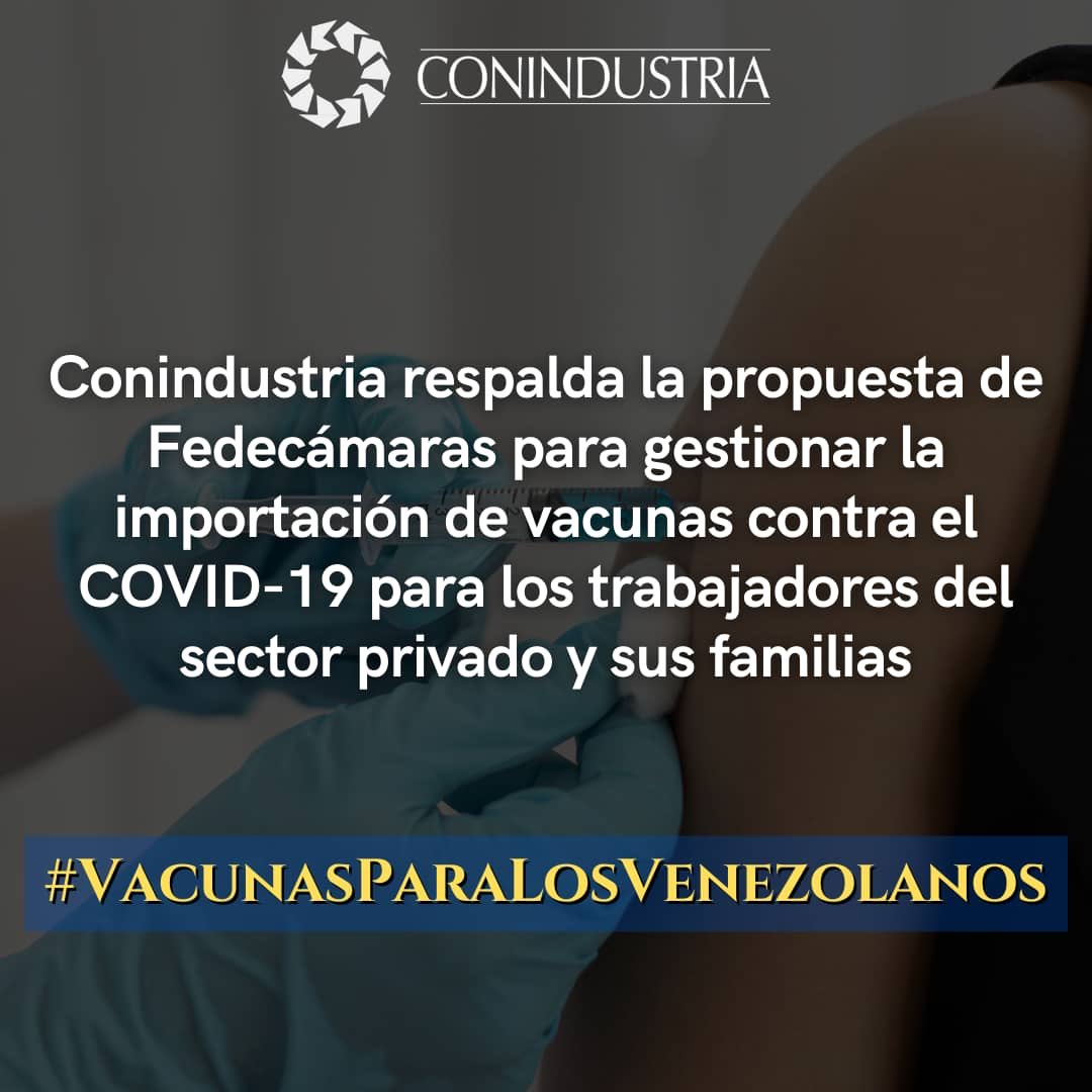 Nos sumamos a la propuesta de @Fedecamaras al solicitar al Ejecutivo Nacional la aprobación para gestionar la adquisición de vacunas contra el #COVID19 para los trabajadores del sector privado y sus familias 
#VacunasParaLosVenezolanos  
#LaEmpresaPrivadaEsBienestar #Venezuela