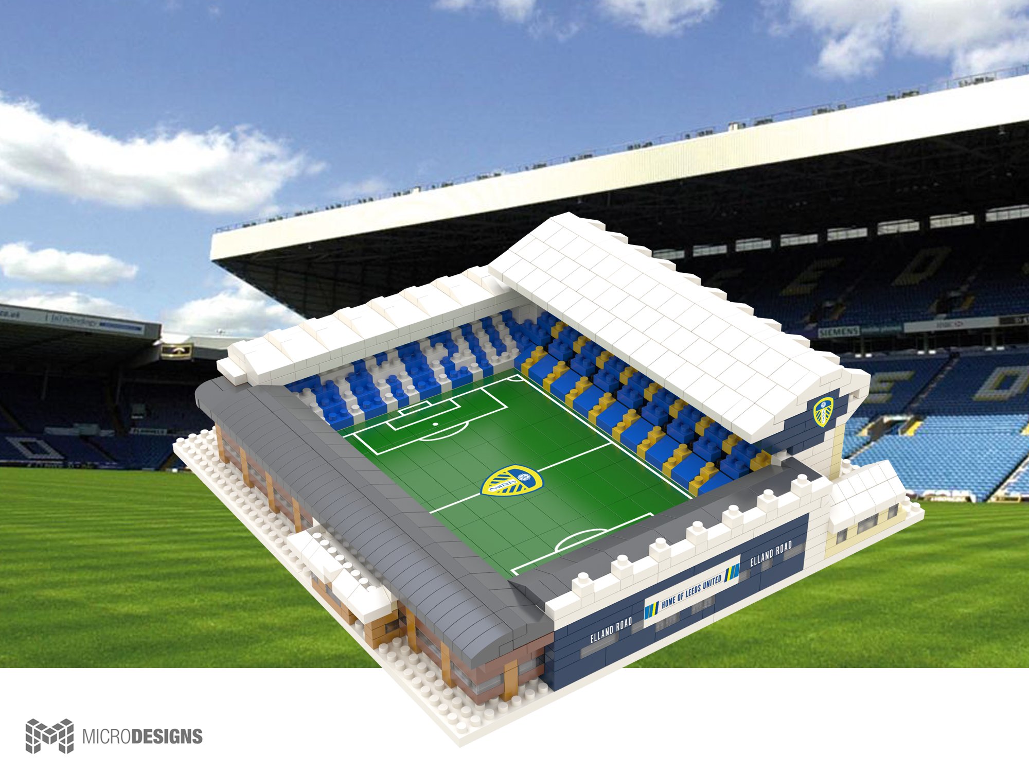 MICRODESIGNS on Twitter: "Buy the official Leeds United Elland Road block model for only £25. Available now! https://t.co/7RclGi2CGS https://t.co/IcMVwbePZO" /