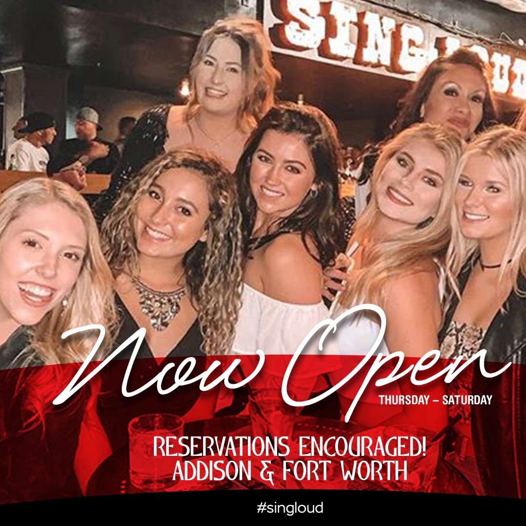 Hey, Dallas!  We are Now Open Every Thursday! Walk-ins Welcome! #cheers #gno #singloud #petesaddison