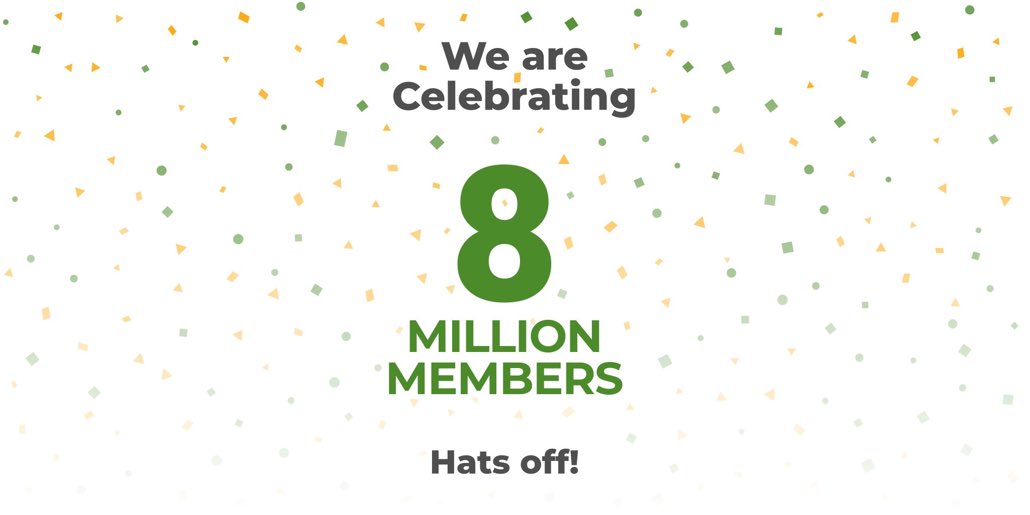 wikiloc's tweet photo. The community just reached 8 million members!! #ThankYou https://t.co/pkzSBLPIG3