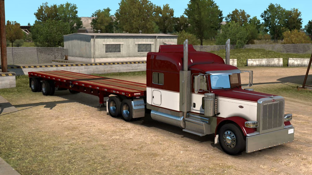 halffastgaming's tweet photo. It's taken me a good 5 years to get good enough to get to this point. But this custom 389 and the trailer behind were all put in game by me. #americantrucksimulator @SCSsoftware #scssoftware #mods #hfg #manac #peterbilt389 https://t.co/FKIAaJnhai
