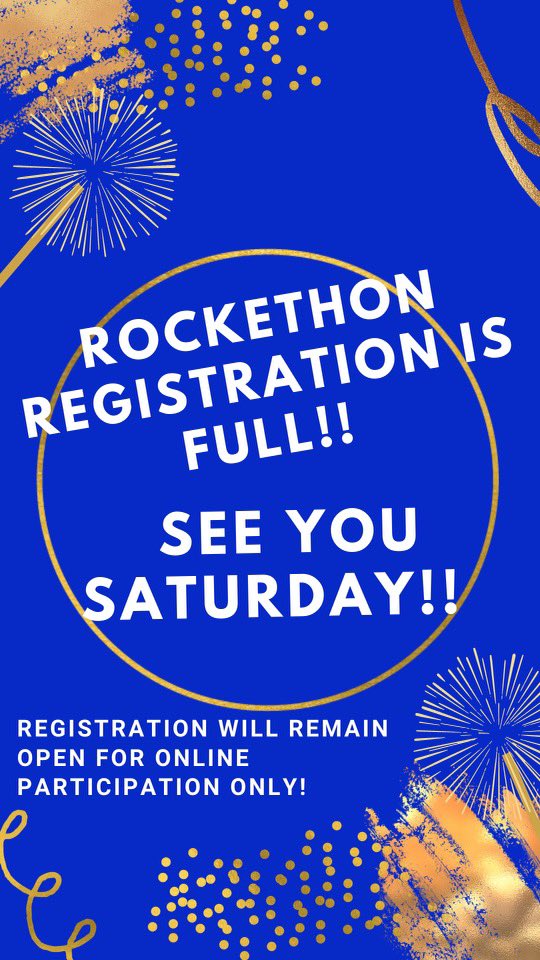 Registration for the in person event is full!! You can still sign up for our virtual event. See ya Saturday :)