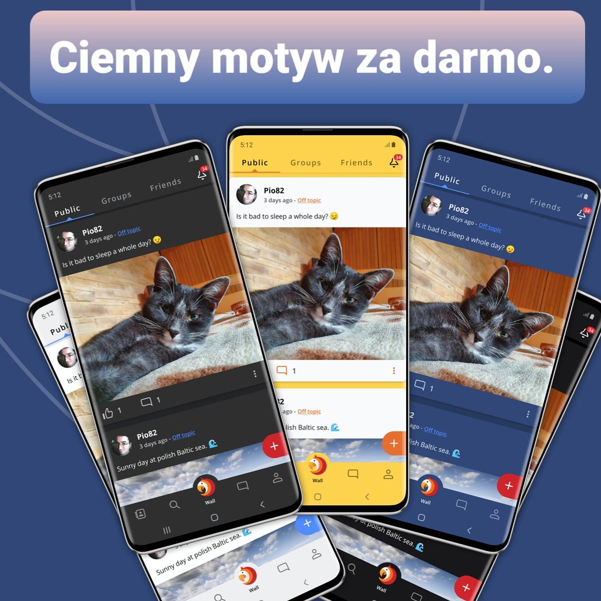 parrot_one's tweet photo. Ciemny motyw za darmo. 👍
1. Zaktualizuj ParrotOne przez sklep  Play lub pobierz pod adresem: https://t.co/C0nYlnNxKj
2. Po zalogowaniu wybierz ikonę profilu w prawym dolnym rogu, a następnie ustawienia, "Dostosuj motyw kolorystyczny" i wybierz "Ciemny". Gotowe 😊👍 https://t.co/XbcT49vazW
