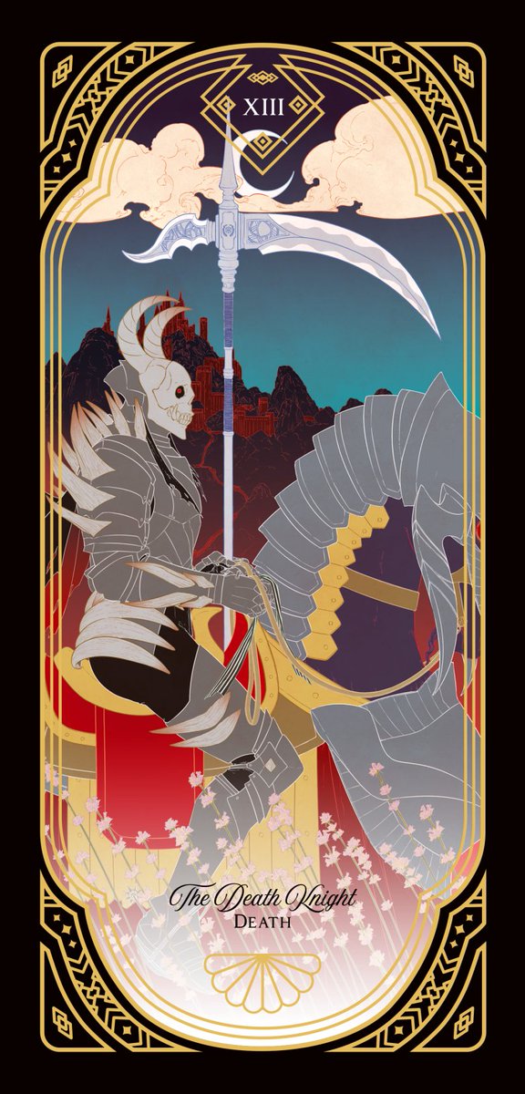 xio999bsky's tweet image. [ RT ❤️ ] ✨🌿The full artwork for the cards (Lovers, Devil, Death) I did for @3HTarot !  I'm very thankful for the opportunity to work on such an amazing project 💕

The store's updated with more stock of the deck for those who missed the first round
#FE3H #tarot