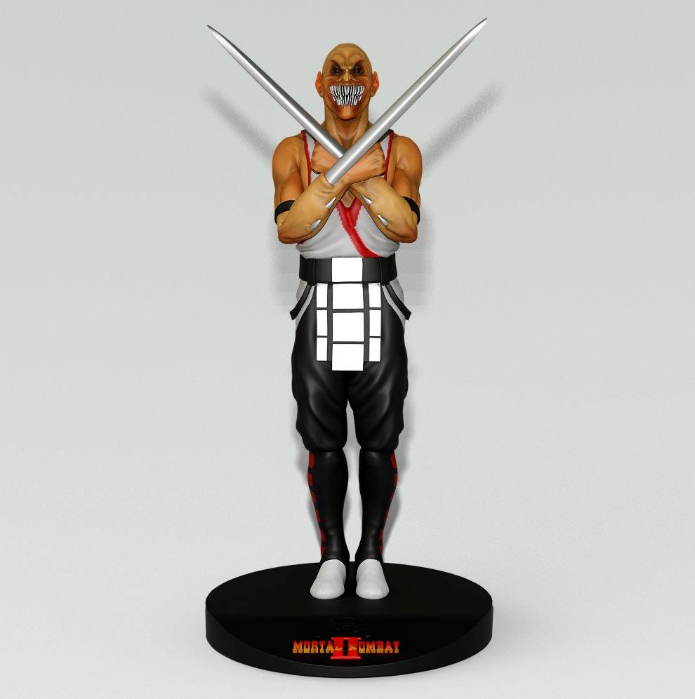 Samsk8 on X: Baraka MK2 #mortalkombat #render #klassic #baraka