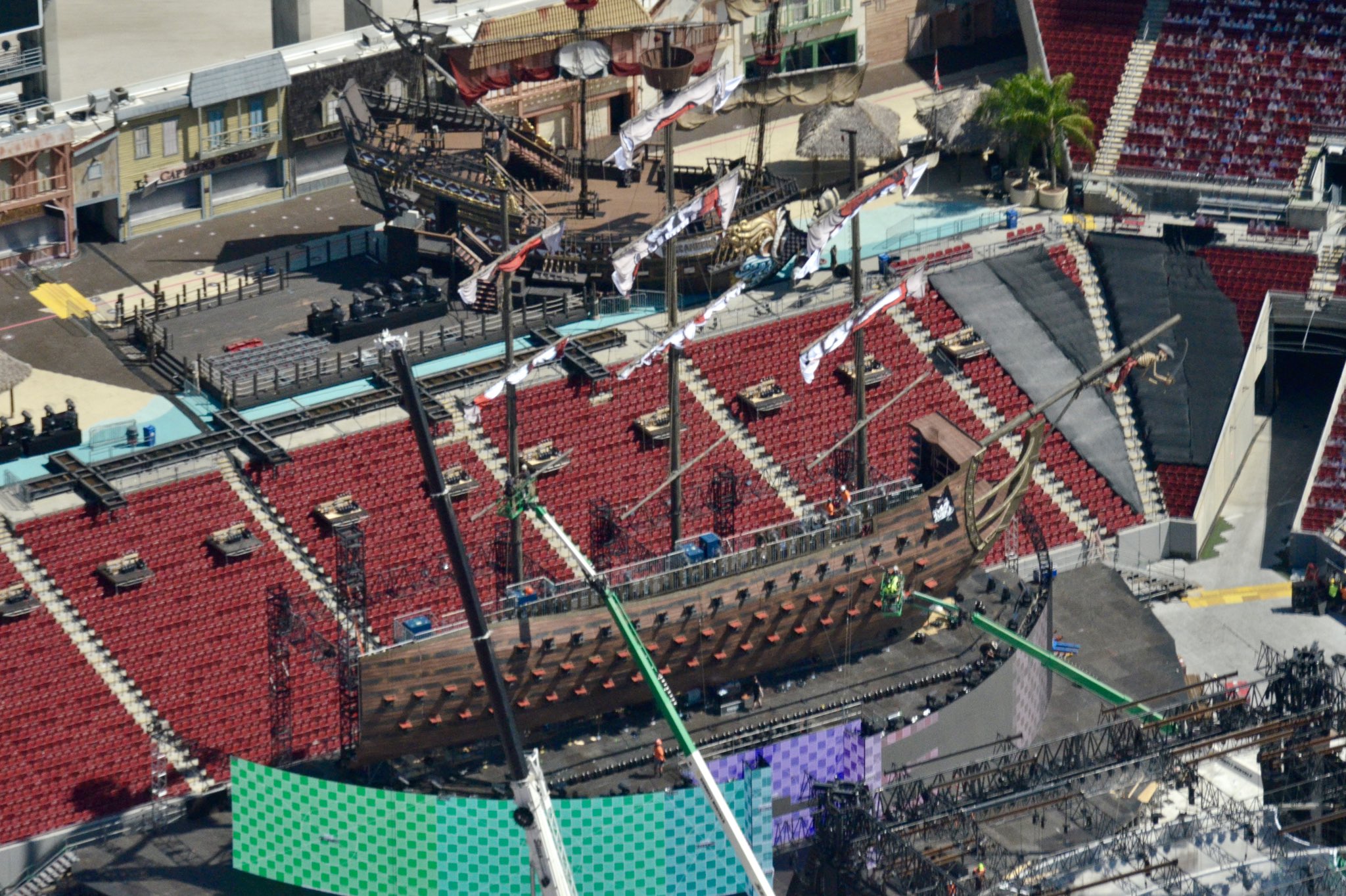 WWE Wrestlemania 37 Stage Construction Photos And Videos 4