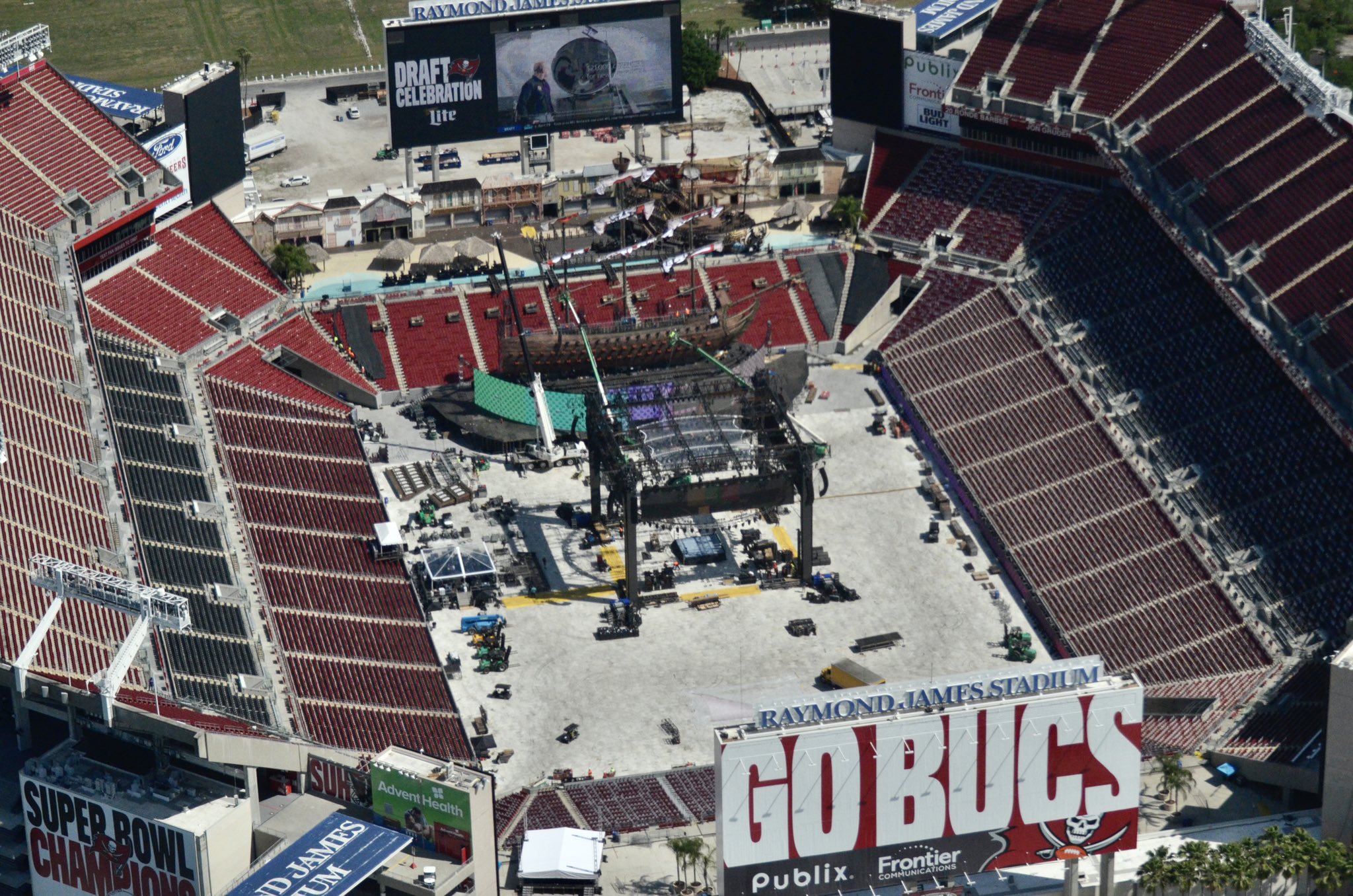 WWE Wrestlemania 37 Stage Construction Photos And Videos 2