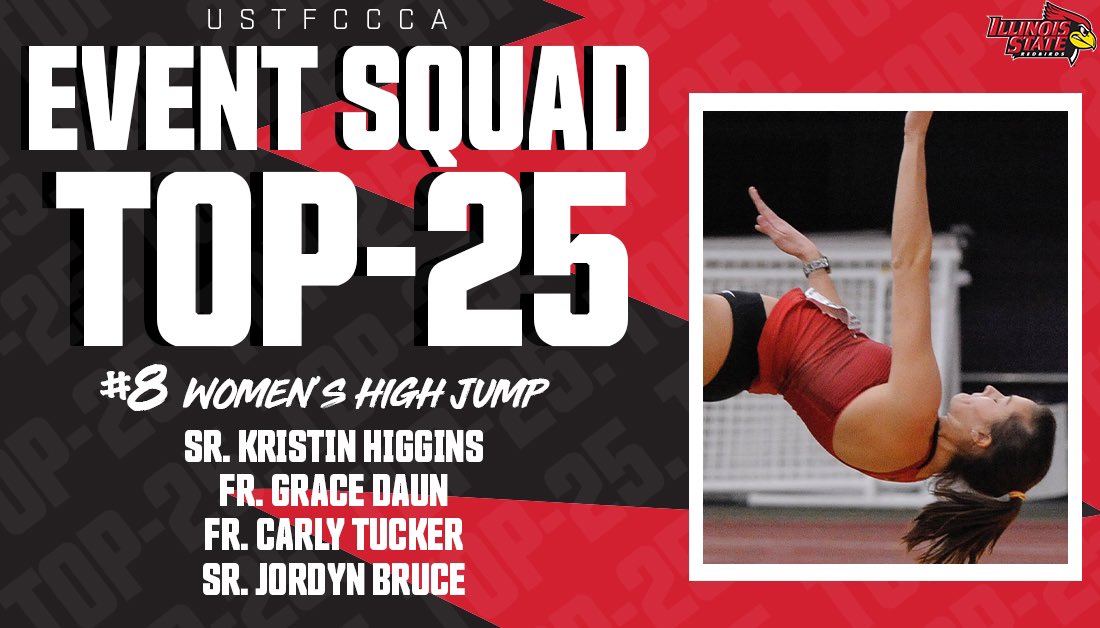 RedbirdTFXC's tweet image. The best of the best 🔥 The women’s high jump group keeps making improvements week after week👏 They come in at No. 8 in the USTFCCCA Event Squad rankings this week!

#redbirdTFXC #WeAreOne