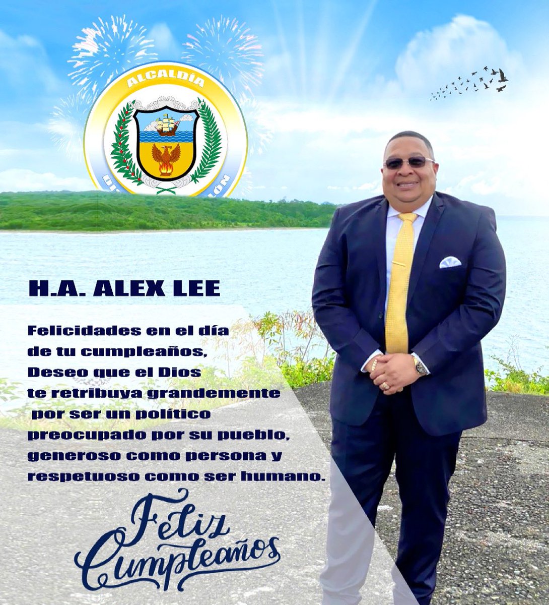 El Presidente de #ADALPA ajusta 1 año más de vida, feliz cumpleaños <a href="/HA_AlexLee/">AlexLeeClaroQueSí</a> les desea todo el equipo de Alcaldes de Panamá.