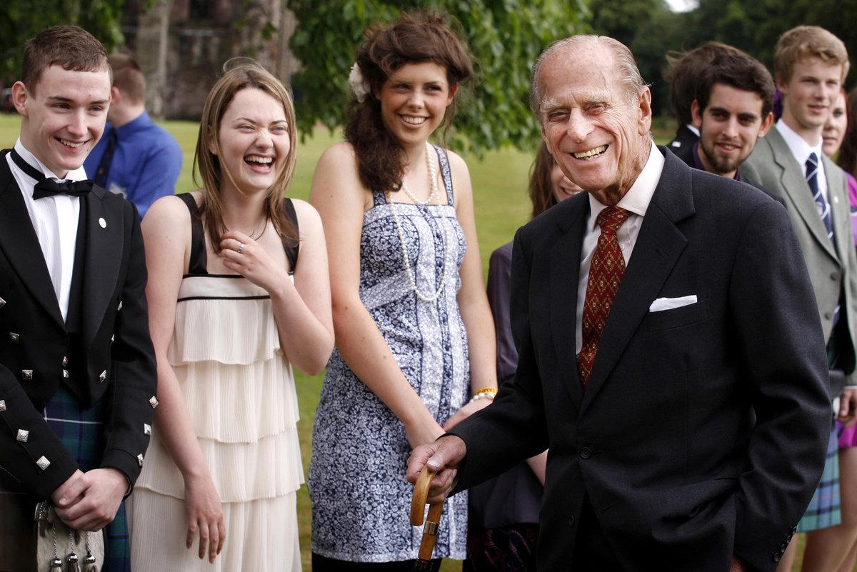 RoyalFamily's tweet photo. "It's what I like to describe as a do-it-yourself growing up kit."

The Duke of Edinburgh founded the #DofE awards in 1956. Now operating in more than 140 countries, @DofE has helped to transform the lives of millions of young people in the UK and across the globe @intaward. https://t.co/LI3pPOd0mi