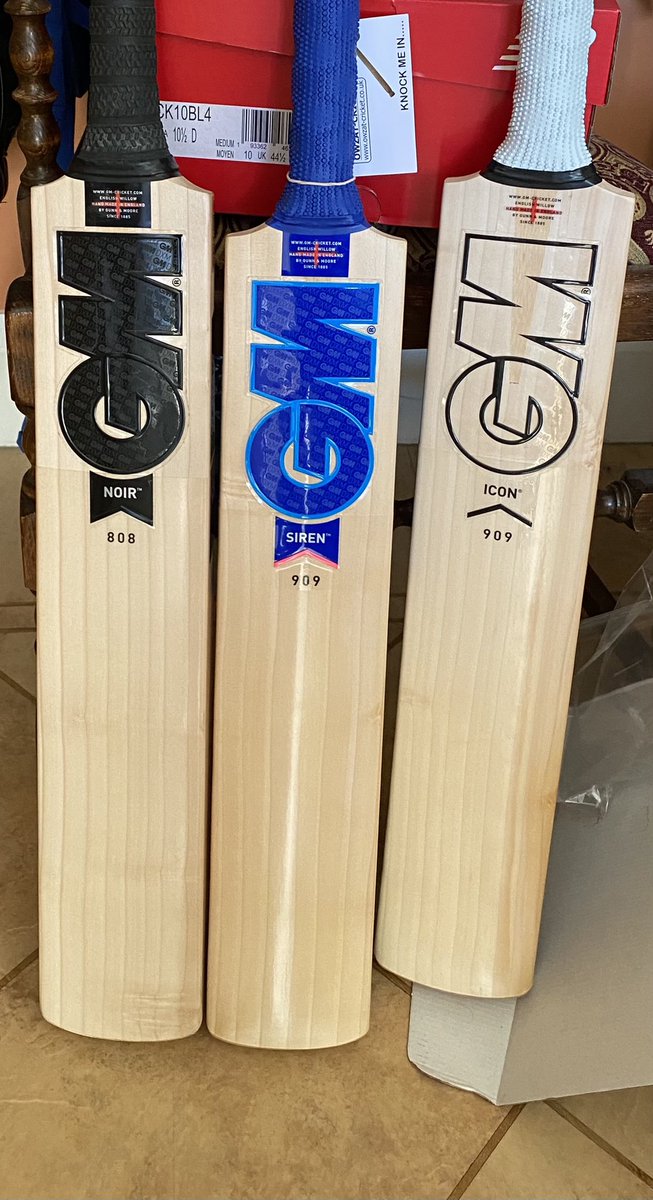 New bat week and they all went for <a href="/GMCricket/">GM Cricket 🏏</a> I know what@I’ll be listening to over the next few weeks 🤦‍♀️🏏🤣