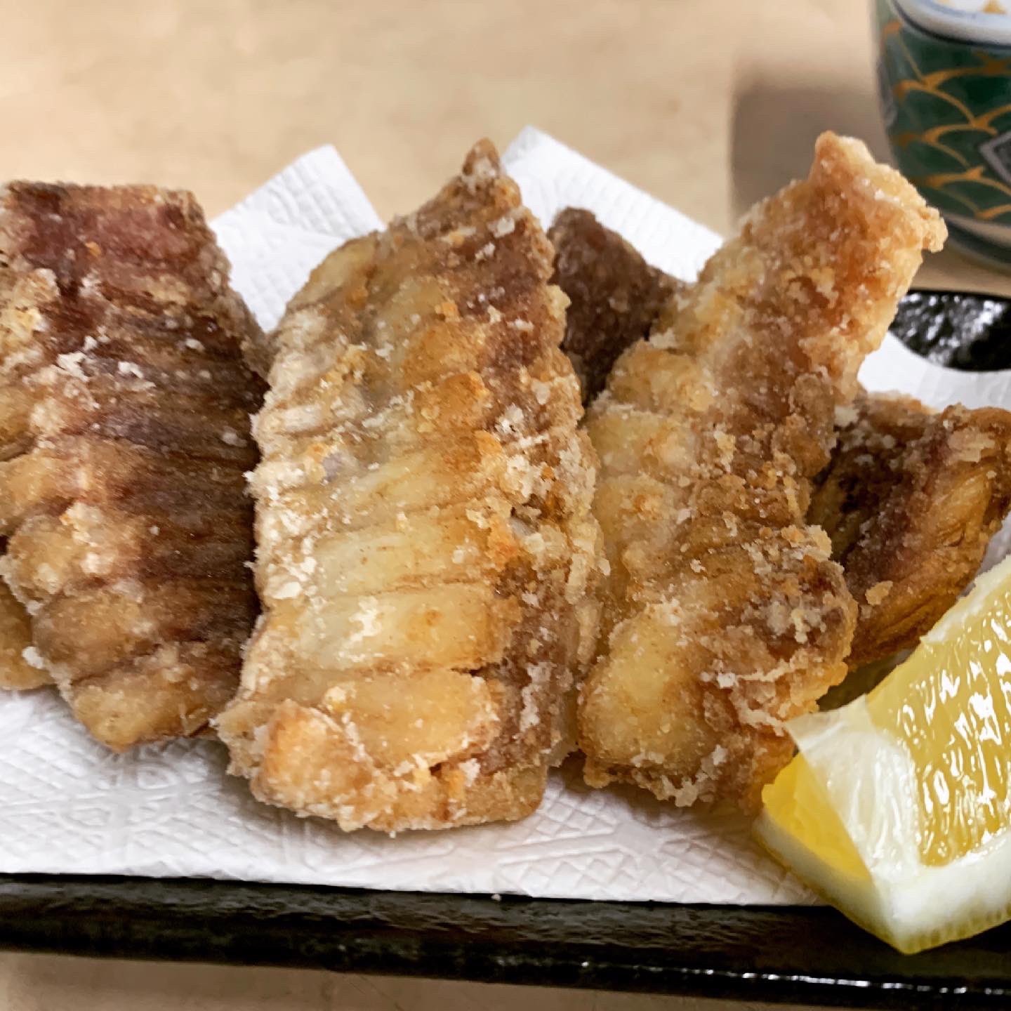 留萌 蛇の目寿司 かすべの唐揚げ カスベの煮付け カスベのぬた T Co Cgy9orfg4q Twitter