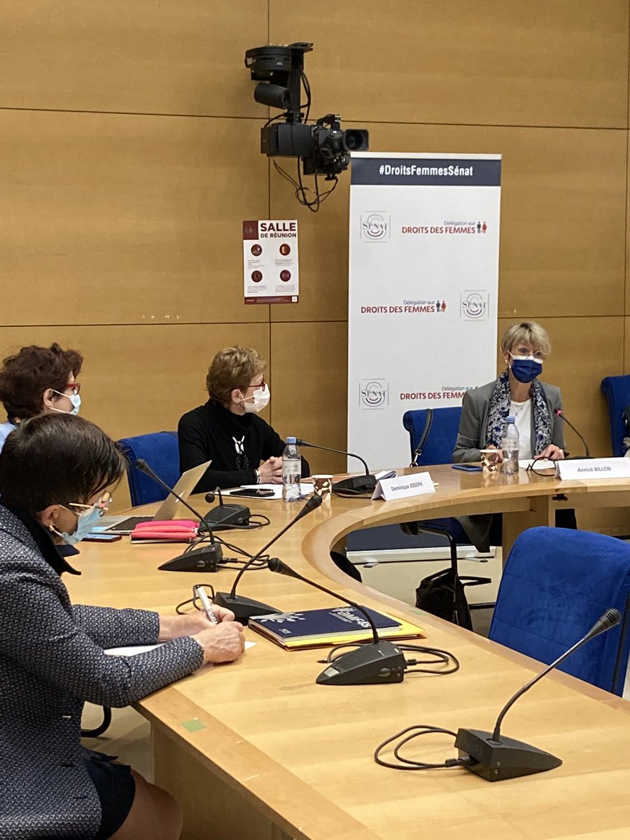 [En direct] Audition de <a href="/DomimutJoseph/">Dominique Joseph</a> à la Délégation aux droits des femmes du <a href="/Senat/">Sénat</a> pour présenter l’avis « Crise sanitaire et inégalités de genre » du <a href="/lecese/">CESE</a>. Co-rapporteure <a href="/TrostianskyOlga/">Olga Trostiansky</a>. <a href="/mutualite_fr/">Mutualité Française</a> @verosehier <a href="/SarahJegz/">Sarah Jégou</a> <a href="/KKrikorian3/">Karine Krikorian</a>