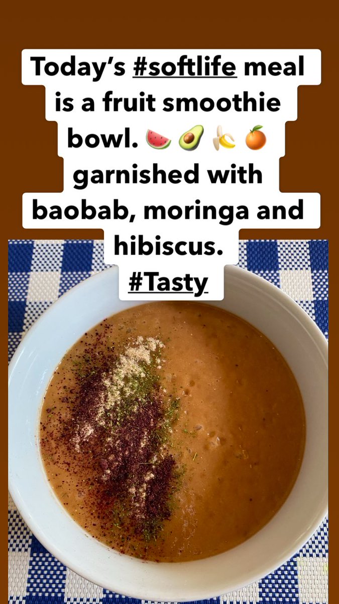 SeraNjoro's tweet photo. #smoothiebowl #softfood #yummy https://t.co/PzGmeIDNP1