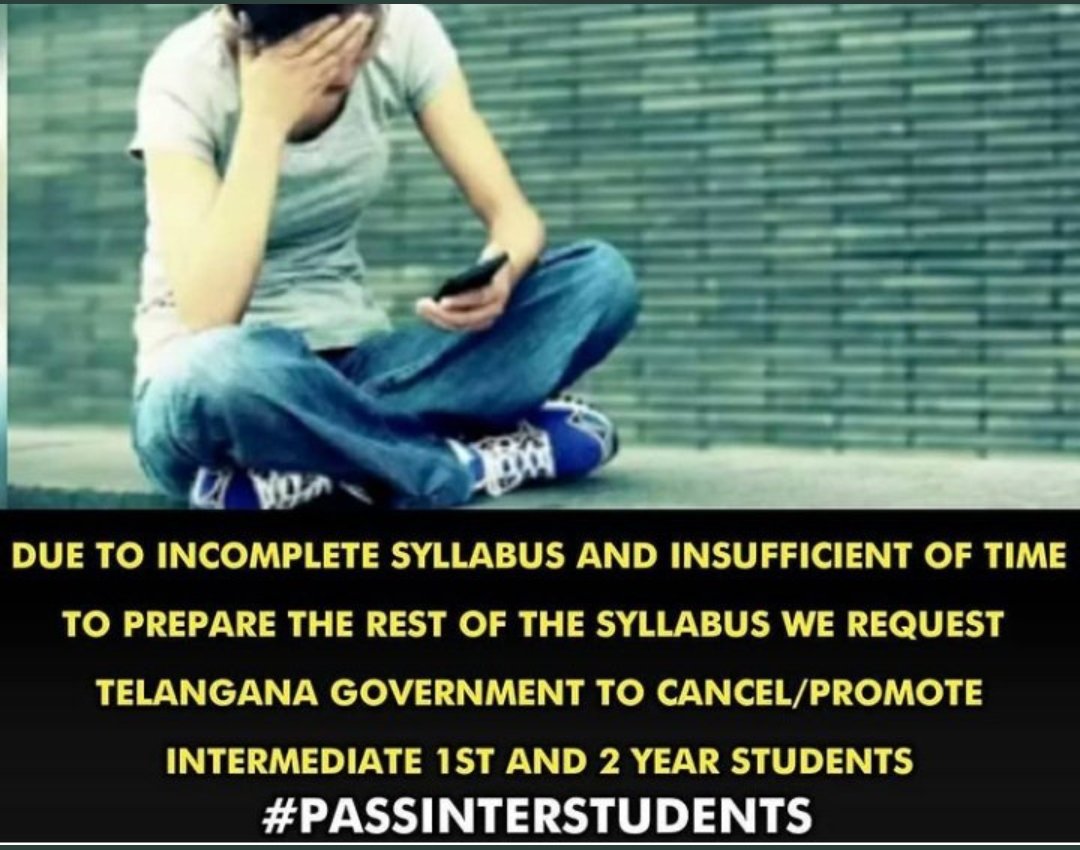 azmathk773's tweet photo. #OURRIGHT #NoVaccineNoExam #canceltelanganaboards2021 @SabithaindraTRS #canceltelanganaexams #passinterstudents #passinterstudent #Telangana @TelanganaCMO cancel intermediate exams. https://t.co/wFOzETym95