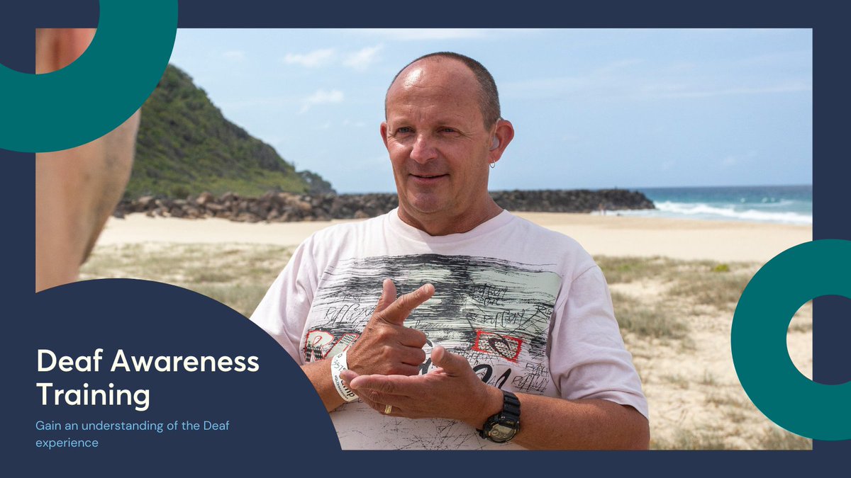 Want to understand more about the experience of being deaf but not sure where to start? Introducing our online, self-paced Deaf Awareness Training. Find out more here: bit.ly/3rQDZVi