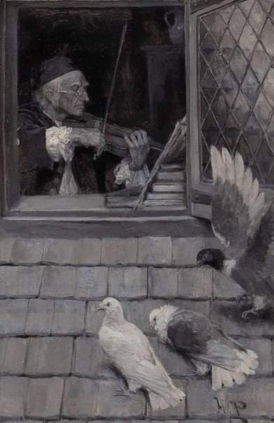 Howard Pyle
1853-1911
"Old violin"