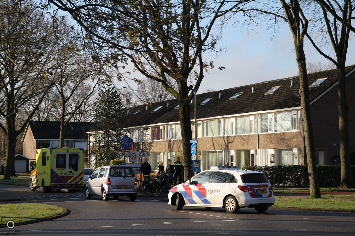 Melding ambulance Eikenhage Stadskanaal inzake aanrijding