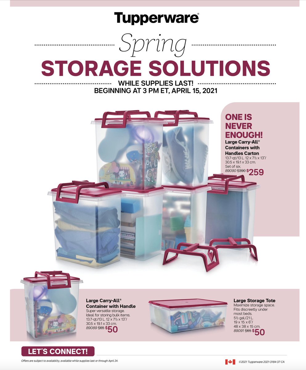 skeeles's tweet photo. Need any storage Containers!! Sale starts 12 noon Thursday April 15th. Message me early as they are sure to sell out fast!! 
Email: skeelessonya@gmail.com https://t.co/jERH1nZ981