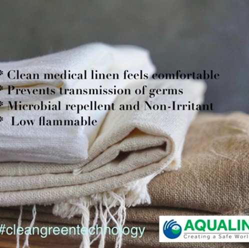 AqualinServices's tweet photo. Assured quality of hygienic medical linen provide comfort #healthcare #hygeine #laundry https://t.co/GmbRcOr1UK