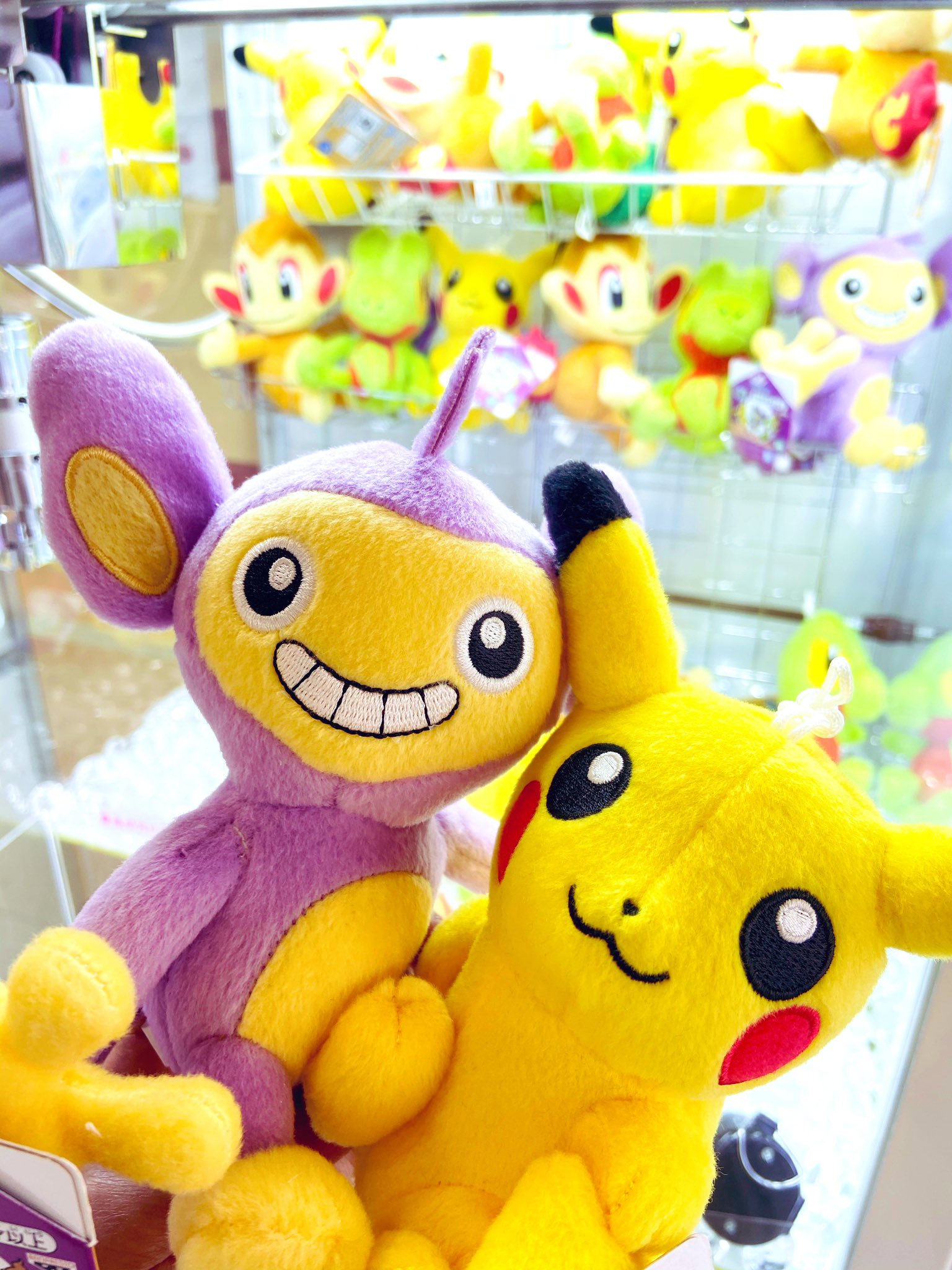 ひのを 本日より投入開始のバンプレプライズ しっぽみてみて ぬいぐるみ ピカチュウ エイパム キモリ ヒコザル 早速お迎えして来ました ラインナップから感じるag Dp