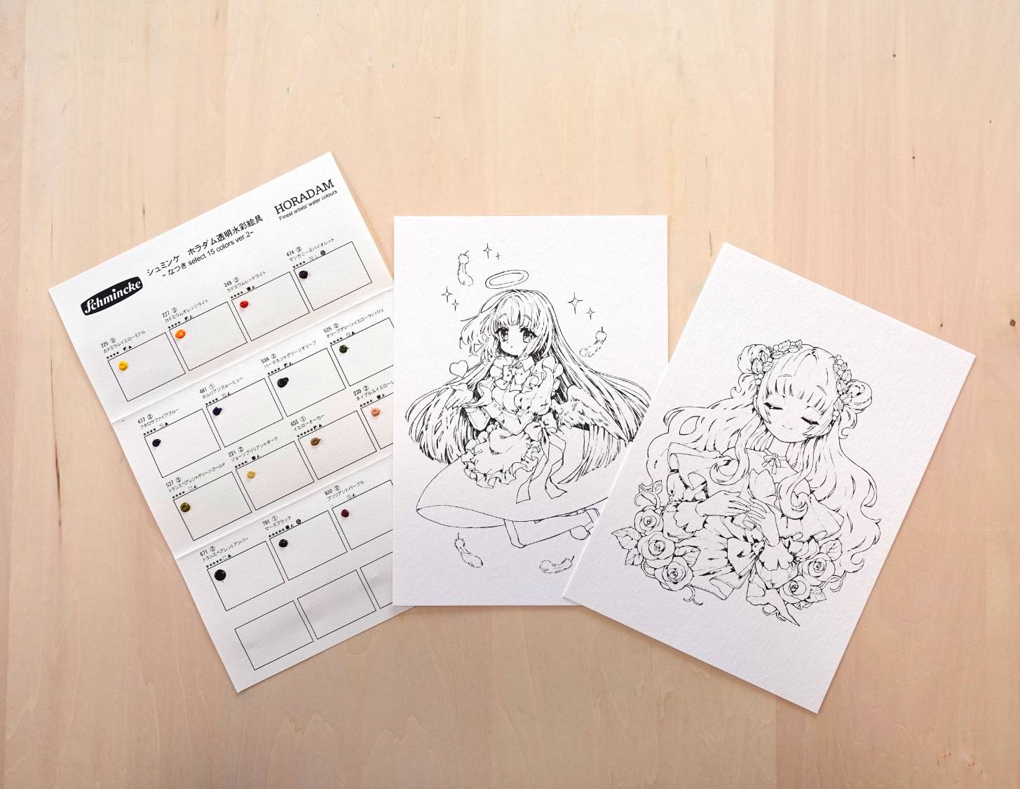 株式会社オリオン 水彩講座やメイキング動画見放題のオンラインサロン Makist アーティスト紹介 藤白針子さん Harikoxxx 優しく儚い世界と白髪の少年少女を描く 滲みを得意とする水彩作家 イラストレーター 関西を中心に展示やイベントで活動中