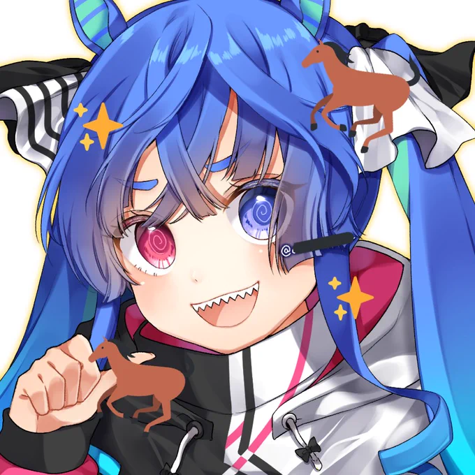 ご依頼でウマ娘のツインターボちゃん描きました 