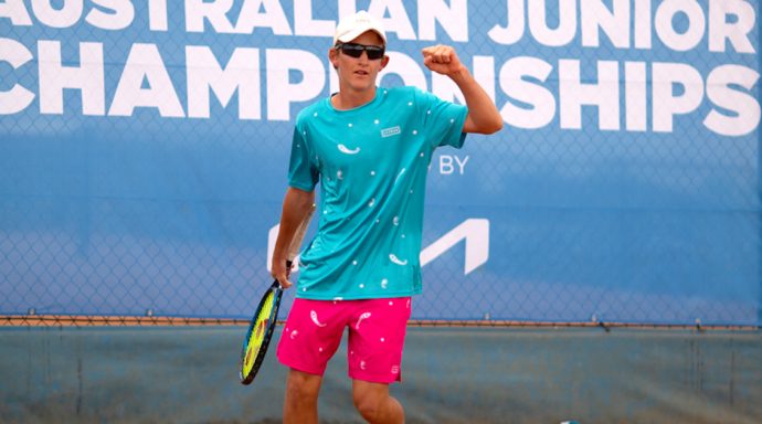 Canberra's Charlie Camus claimed the Australian under-14 claycourt tennis title on his home courts last weekend. The <a href="/TennisCanberra/">tennisact</a> event included future stars, including the son of Lleyton Hewitt, Cruz ow.ly/D5Wo50EnZ5z