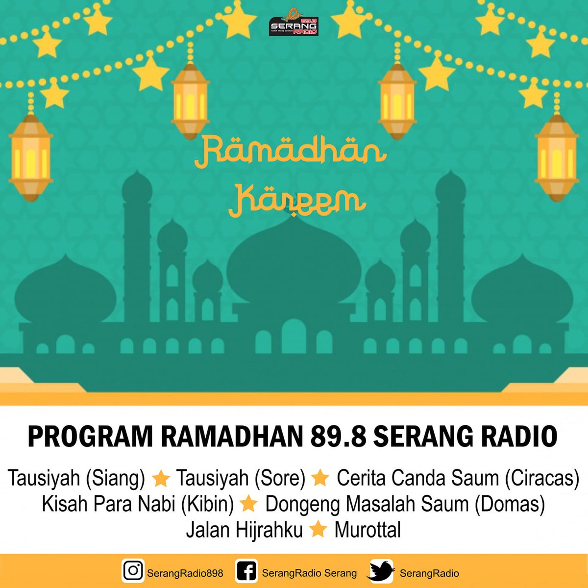Serang Radio 89.8 FM (@serangradio) on Twitter photo 
