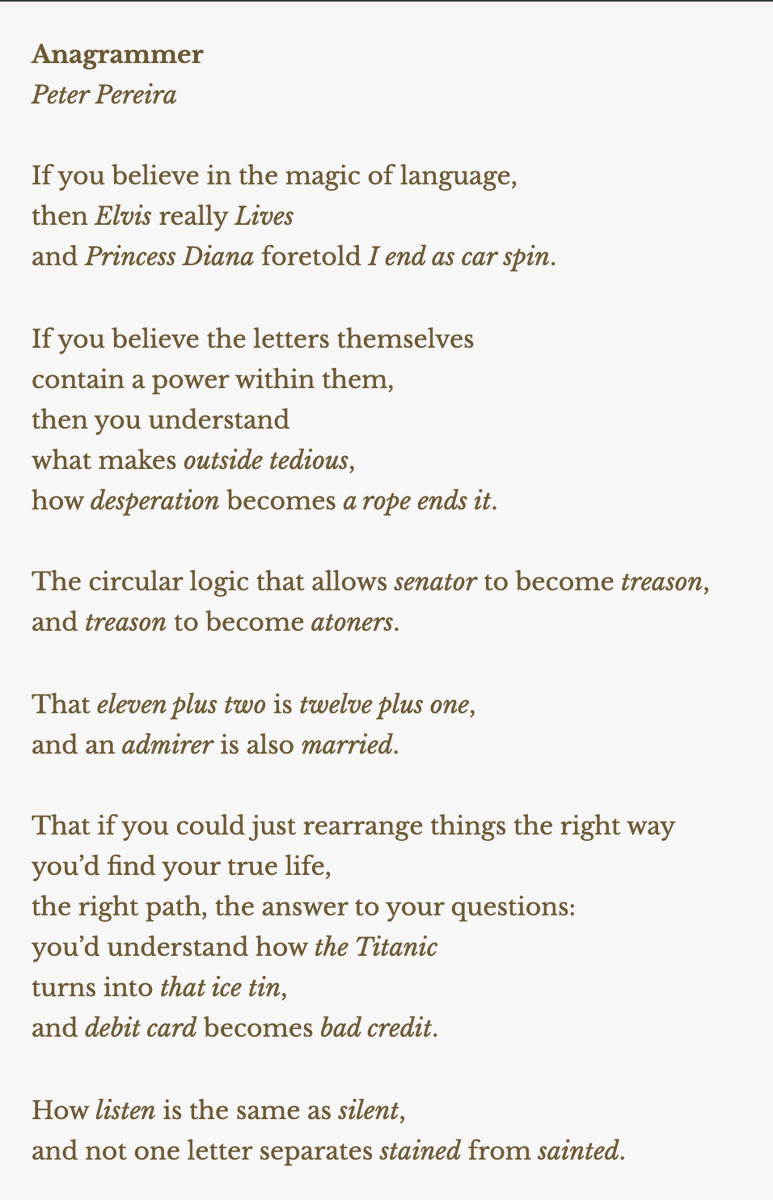 Day 15 - *BONUS*  #APoemADay Anagrammer by Peter Pereira-- Is this (today's bonus) or (a bossy donut)? 