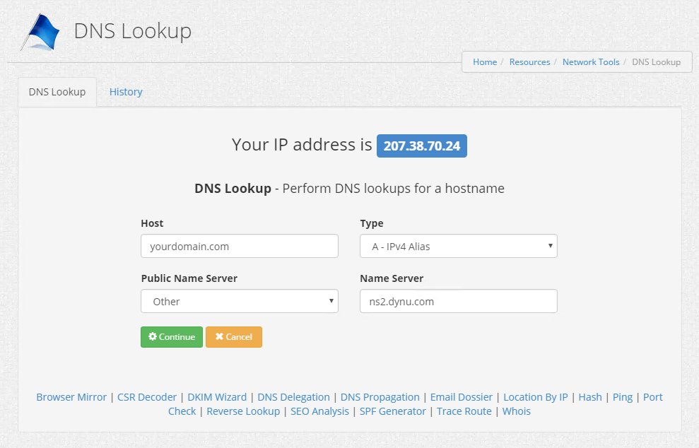 Dns checking tool sanygene