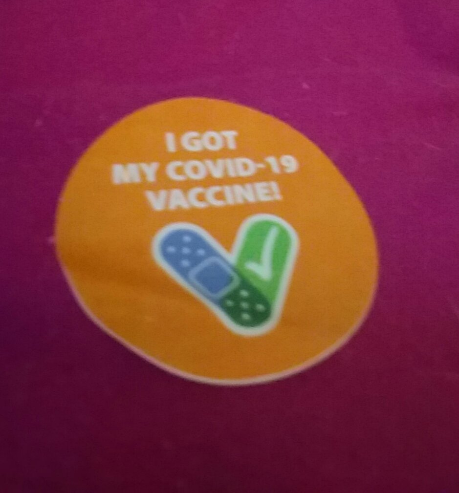 My daughter and I got our first vaccine today. 👍