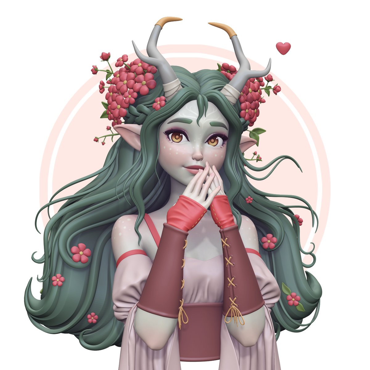 ralucabarzu3d's tweet photo. DTIYS / Druid
https://t.co/q0w7QBHprv

Based on this beautiful concept by @naomi_lord:
https://t.co/lDDqor2Soo

#drawthisinyourstyle #dtiyd #zbrush #pixologic #3dart #3dartwork #3dartist #3dmodeling #stylizedart #girl #druid https://t.co/GQHuawtxu2