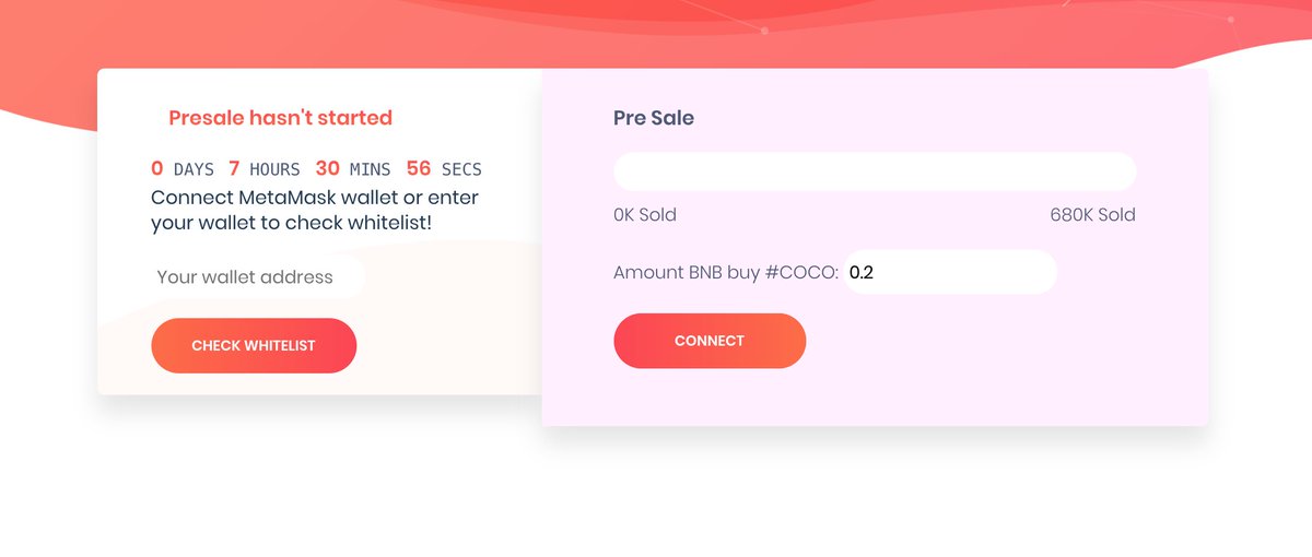 🏃🏃Just over 5 hours left before closing the whitelist

Presale start at: 04/15/2021 - 12:00 UTC

Join whitelist now: docs.google.com/forms/d/e/1FAI…

#COCO #PRESALE #BSC