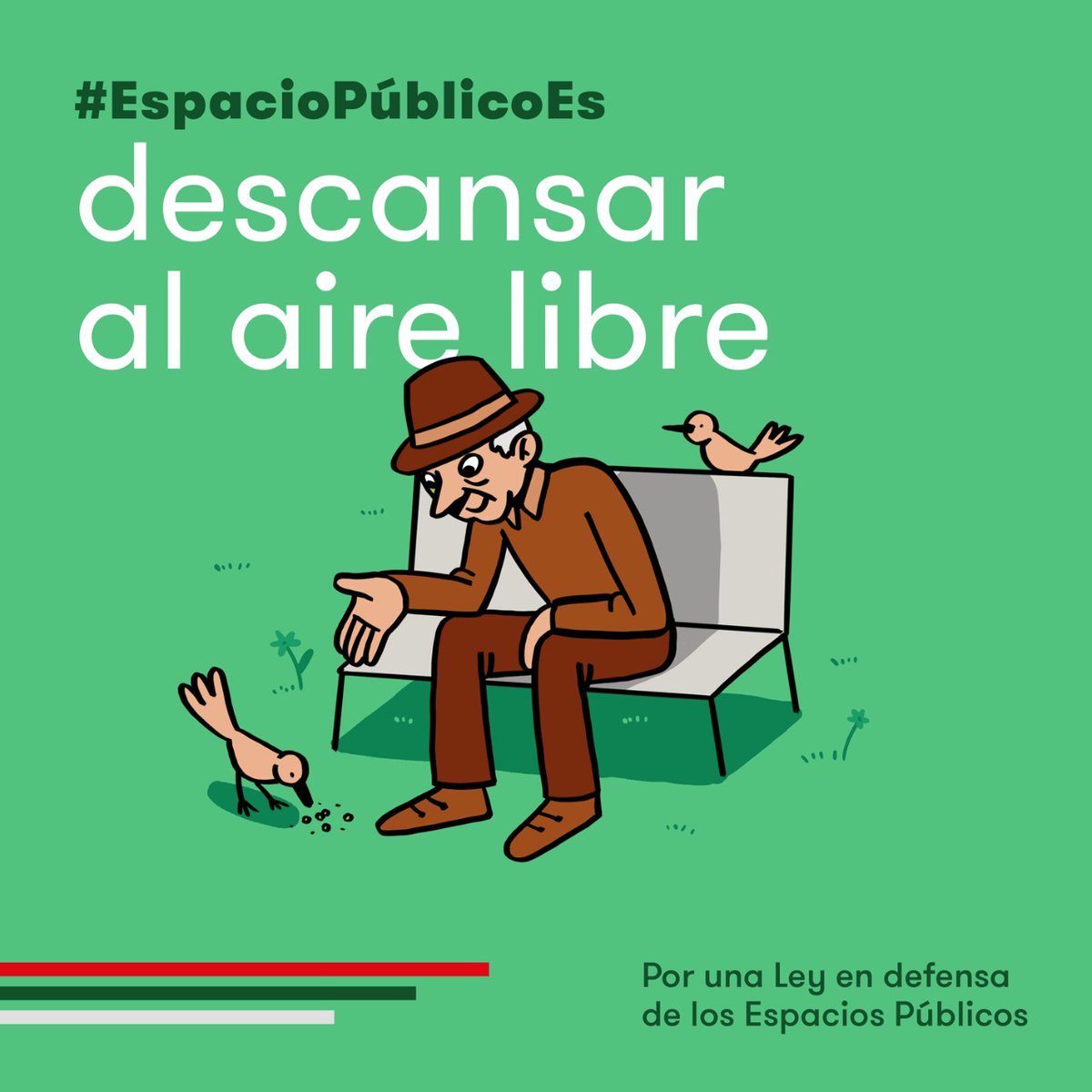 #AlertaLegislativa ✅ Mañana jueves 15 de abril está en agenda del pleno la aprobación del Proyecto de Ley de Protección y Gestión de Espacios Públicos trabajado de la mano de las organizaciones defensoras de espacios públicos en el 2017. #LeyDeEspaciosPublicos