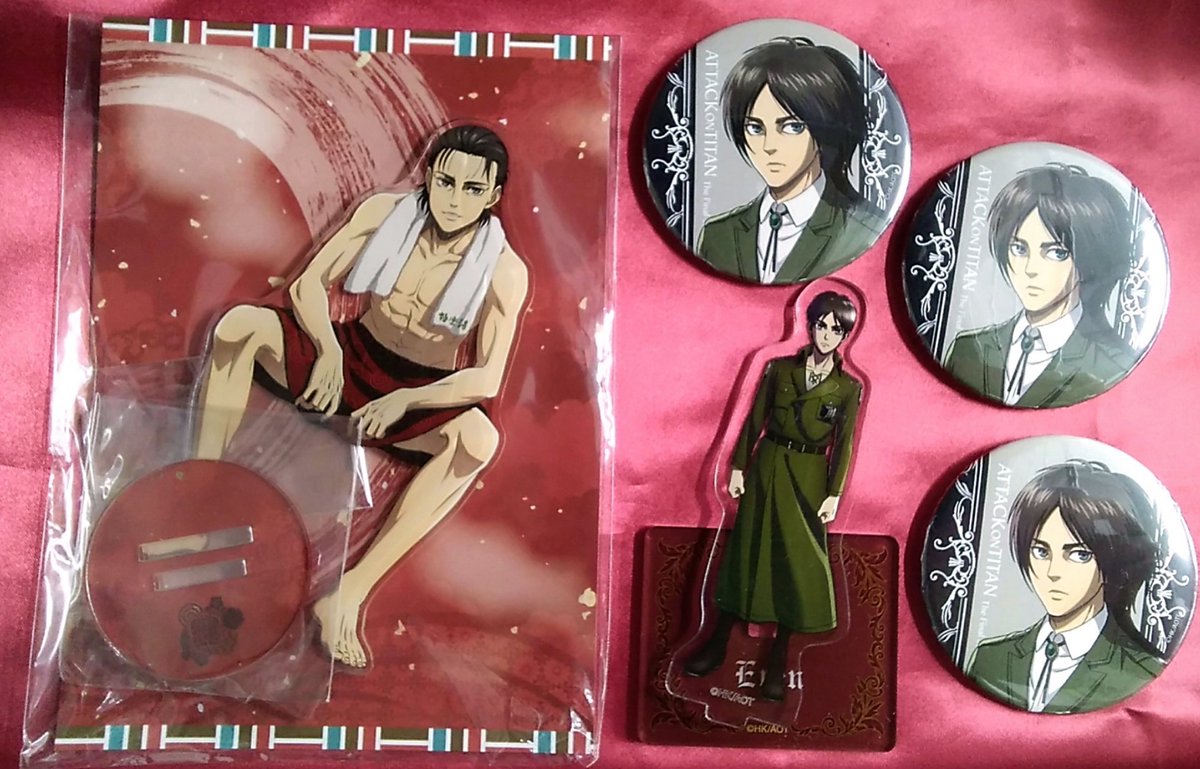入荷情報】 温泉ε♨サウナ♨ 「進撃の巨人」エレンの極楽湯RAKUSPA 