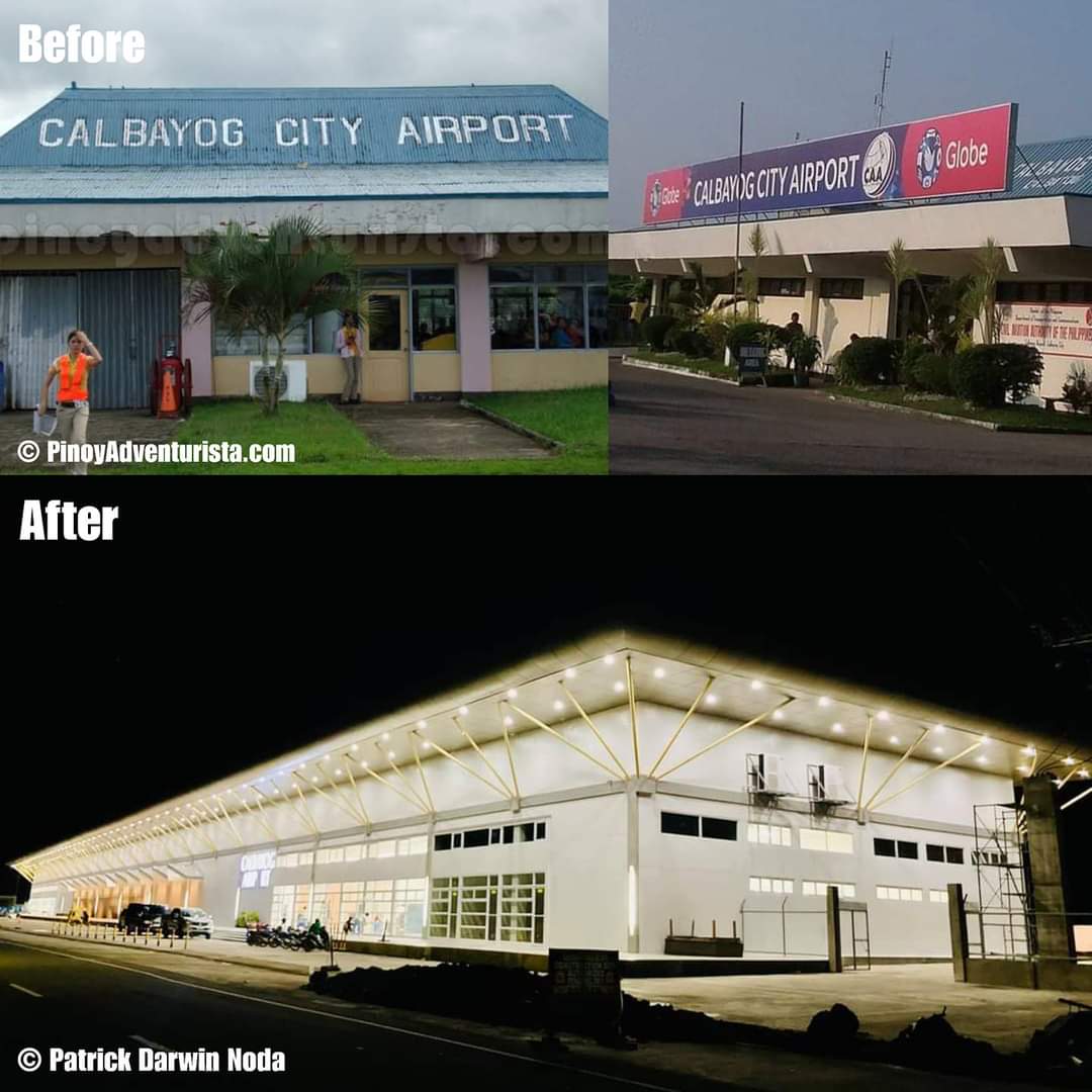 MovingForwardPH's tweet photo. #BuildBuildBuild | 

Calbayog Airport NEW Passenger Terminal Building at night. It is said to be inaugurated on the 22nd of April this year and the resumption of Philippine Airline's Manila- Calbayog flight and vice-versa. ✈️

#DuterteLegacy
#DuterteCares

https://t.co/DeOUE4bHyf https://t.co/C6zd30lska