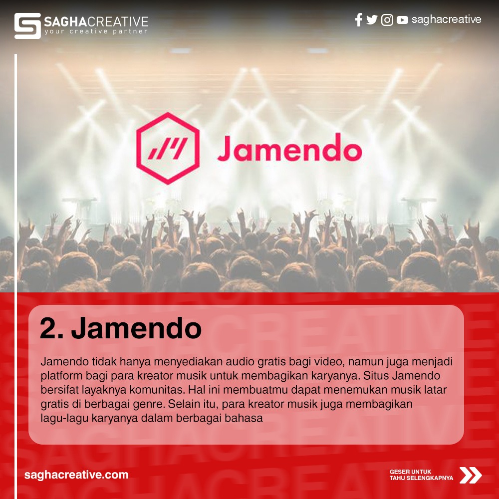 SaghaCreative's tweet photo. 7 Rekomendasi Situs Penyedia Audio Gratis
#saghacreative #audio #audios #audioforedits #audioengineer #audovisual #audiolibrary #jamendo #freesound #kompoz #bensound #freesoundeffect #youtubeaudiolibrary #film #films #filmmaker #filmmakers #filmmaking #filmcamera #video #visual https://t.co/SeyTHkiiuf