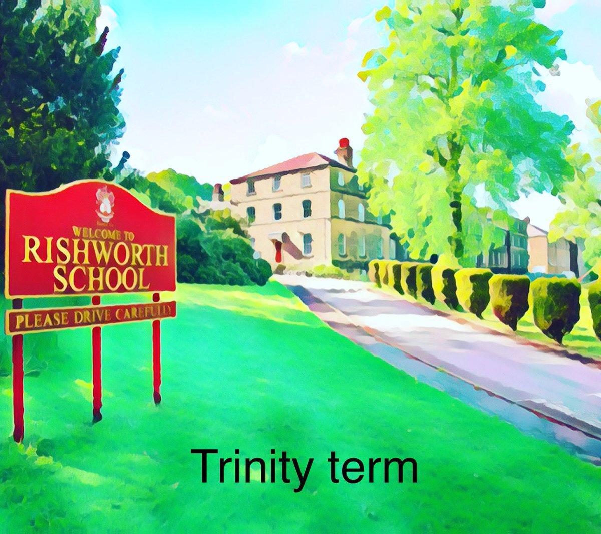 Welcome back to all our lovely students today. Let’s make it a trinity term to remember! #rishworthschool #trinityterm