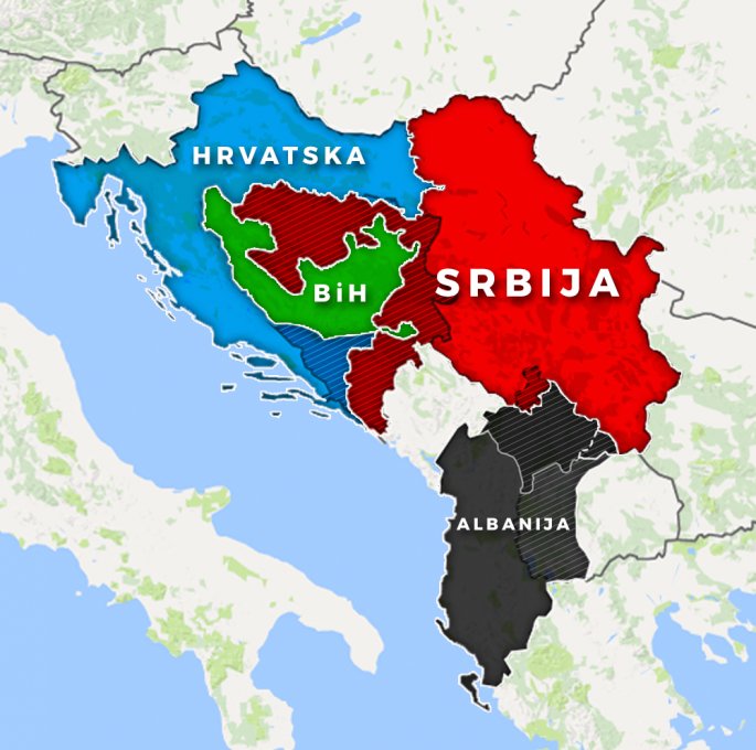 Map Of The Balkans 2021 Ian Bancroft On Twitter: "And This Is How The Western #Balkans Would Look  Were #Slovenia's Proposals To Be Enacted. #Serbia #Albania #Kosovo  #Bosnia-#Herzegovina #Croatia Https://T.co/Mwptdkgkxo" / Twitter