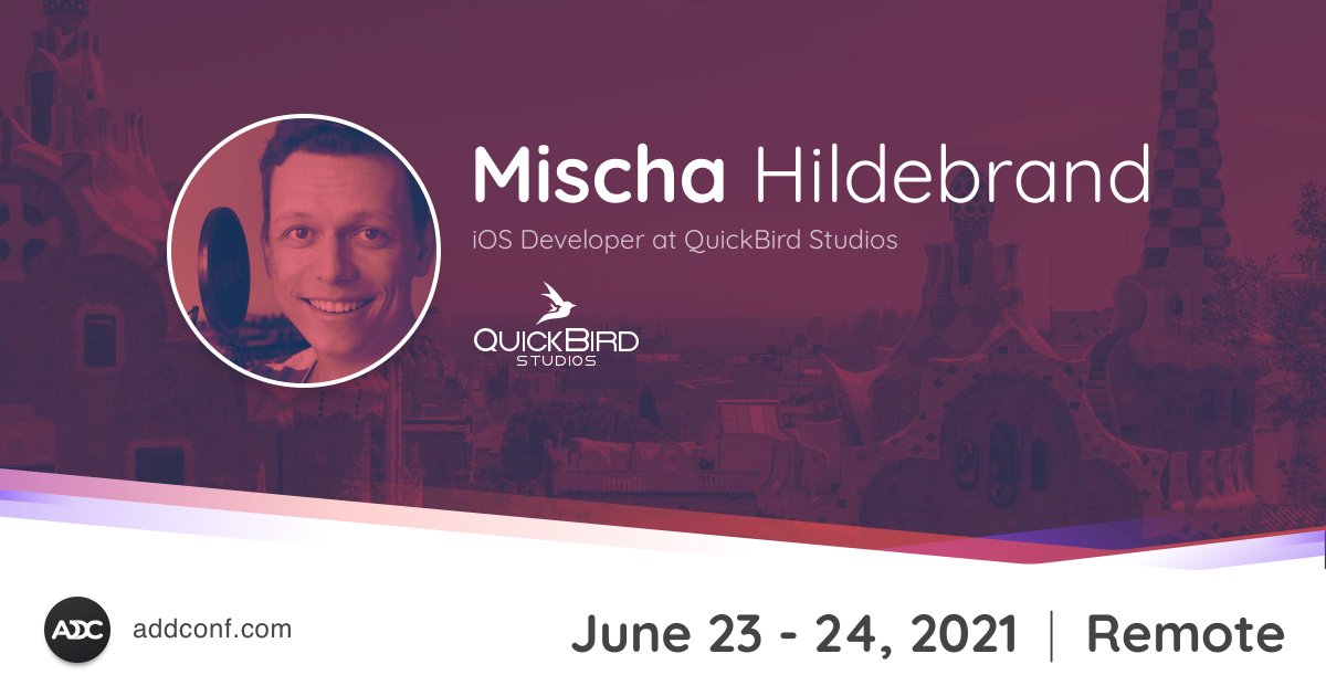 addconf's tweet image. @DerHildebrand is an iOS Developer at @QuickBirdEng, Radio Journalist, Physicist, and we are delighted to announce his “Your feedback Sucks!” 🎙talk at @Addconf this year.

👉Check out here for more: addconf.com/2021/schedule/…

#addc #addc2021 #addconf #QuickBirdEng