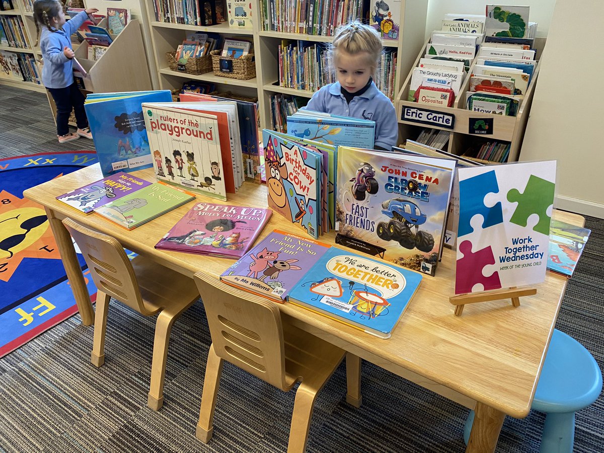 For #naeyc Work Together Wednesday, I put out Friendship books!  #libraryED #pyplibrary #pyplibrarian