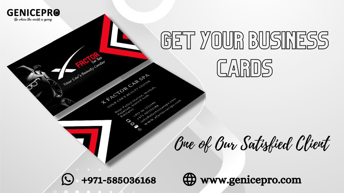 genicepro's tweet photo. Here one of our satisfied client,
Xfactorcarspa
Make your own company Branding with genicepro
Feel free to Contact us
+971 585036168
https://t.co/vpd7kIDetN
#advertisingagency #advertising #marketing #branding #digitalmarketing #socialmediamarketing #graphicdesign #socialmedia https://t.co/YSbQH2GGLh