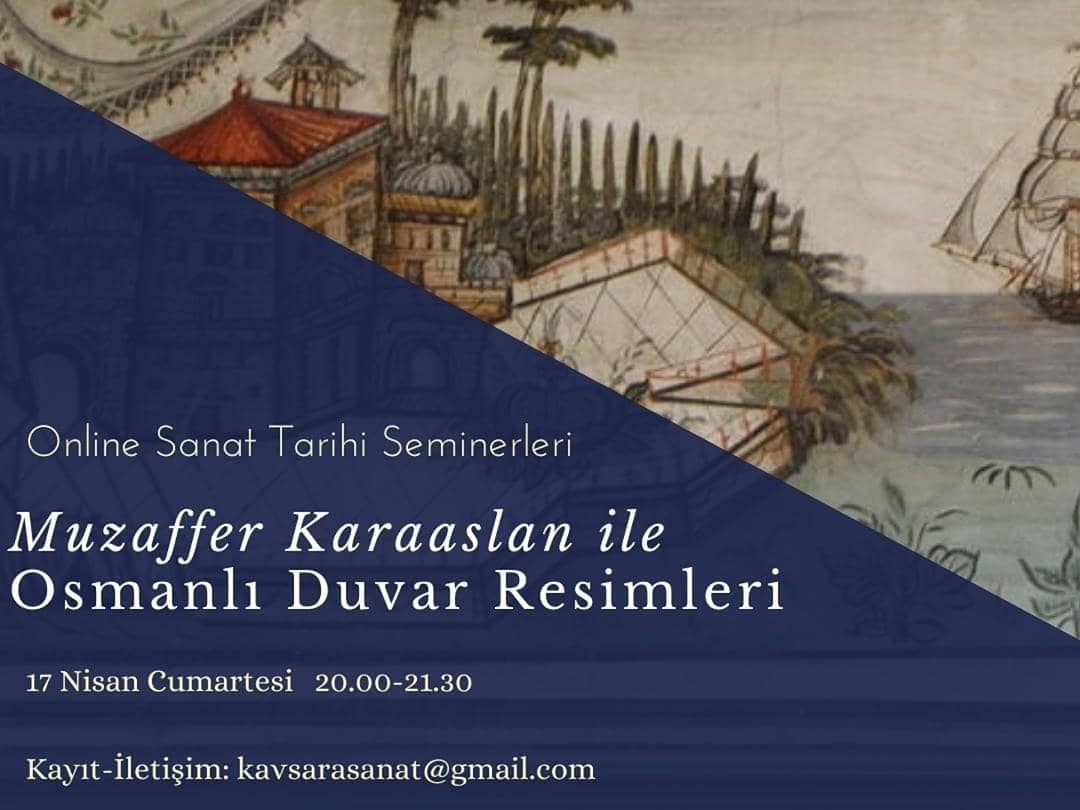 Bu hafta iki önemli seminer ile sizlerleyiz.

📌16 Nisan Cuma Arda Can Özsu <a href="/ardacanozsu/">Arda Can Özsu</a> ile Batılı Sanatçıların Resimleriyle İstanbul'da Dolaşmak

📌17 Nisan Cumartesi Muzaffer Karaaslan ile Osmanlı Duvar Resimleri

❗Seminerlerin son kayıtlarını alıyoruz.

✅Kayıt <a href="/kavsarasanat/">Kavsara Sanat</a>