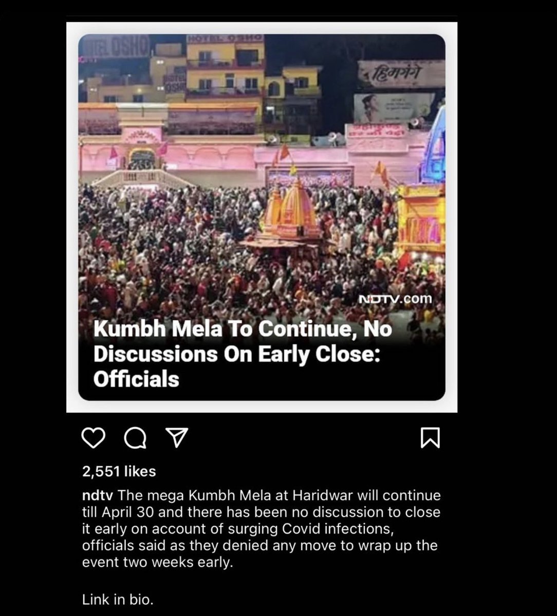 Insanity !! #nolessonslearnt #Kumbh2021