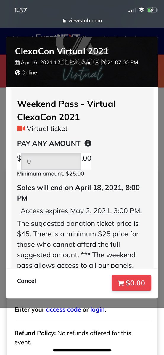 PancakeEmma's tweet photo. Hey @ClexaCon can you clarify something? What access do we have until May 2? It makes it seem like you can watch the live streams until that date. https://t.co/Iyfvmn9ASW