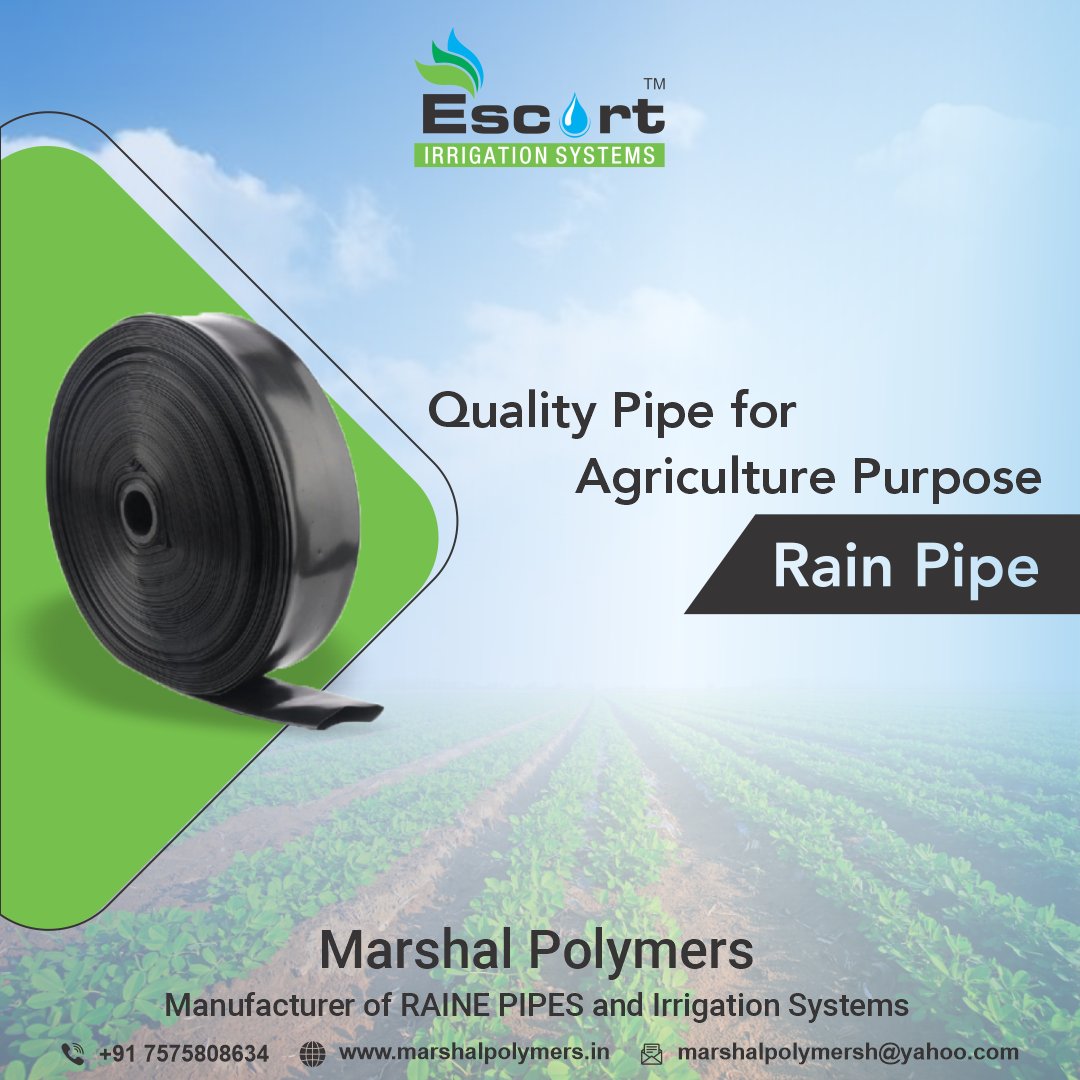 MarshalPolymers's tweet photo. The finest manufacturer of quality Rain Pipe products that conform to international quality benchmarks.

For more details 
Mo - (+91)7575808634
Web - https://t.co/9DNUHSDgzZ
Mail - marshalpolymersh@yahoo.com

#marshalpolymers #escortirrigationsystems https://t.co/Z8VVo5rqvl