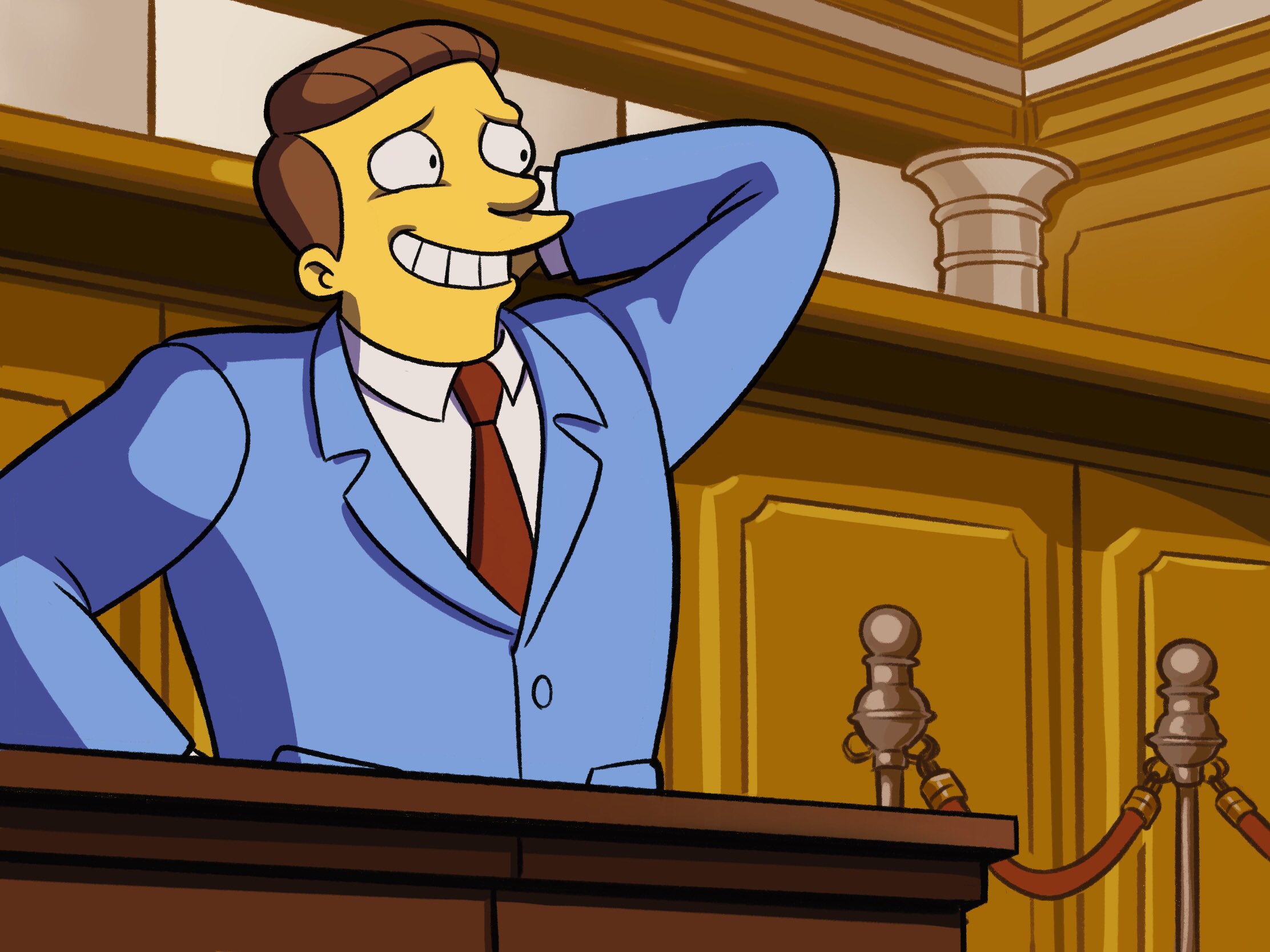 Blue-haired lawyer (Simpsons character) - Simpsons Wiki - wide 4