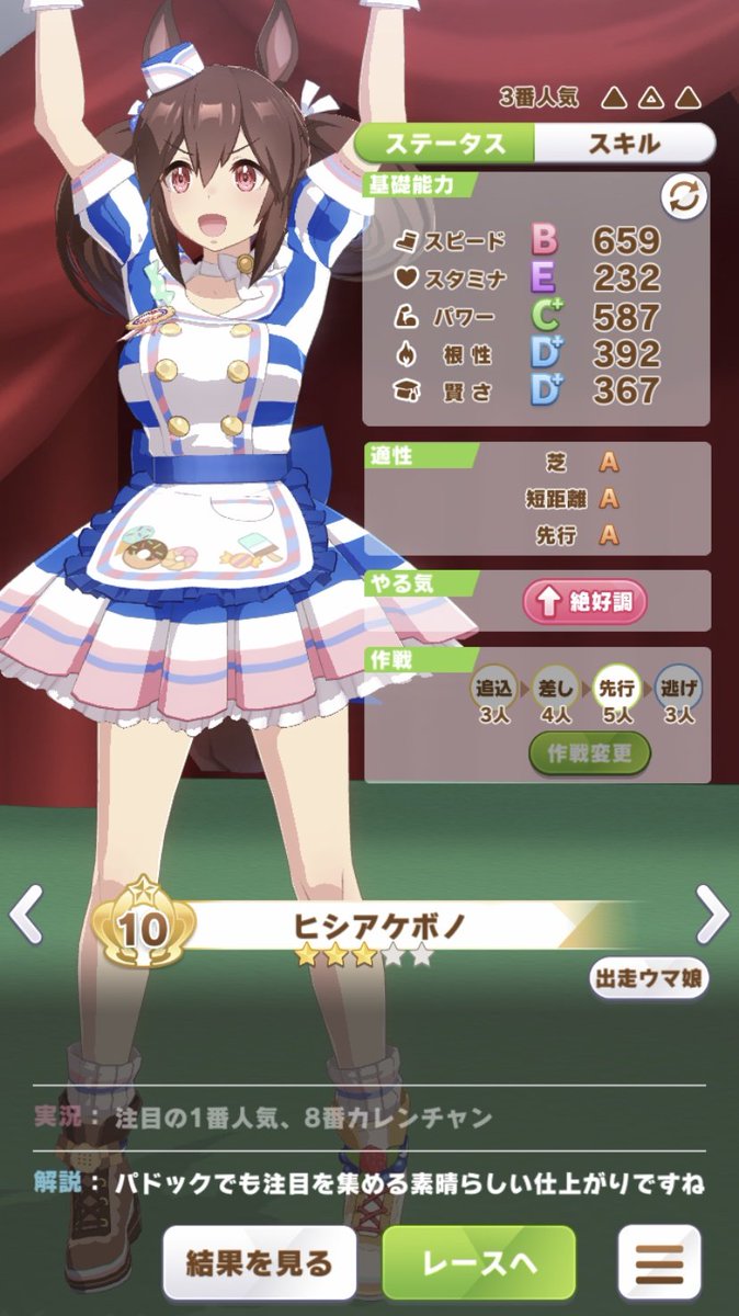 ウマ娘 新規実装キャラのカレンチャン以上に ヒシアケボノでかすぎ が話題になってしまう Togetter